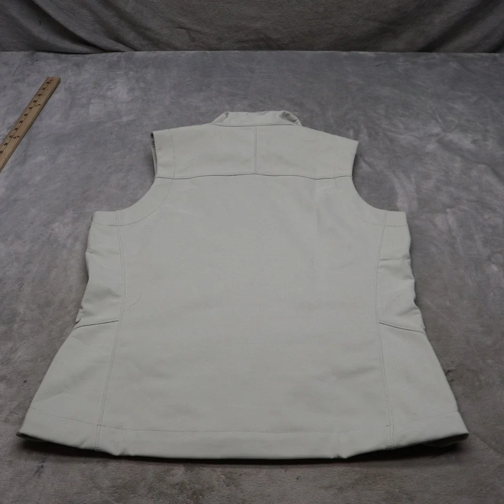 Patagonia Adze Vest Womens Medium White Polartec Athleisure Stretch Outdoor LOGO